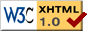 [Valid XHTML 1.0 icon]